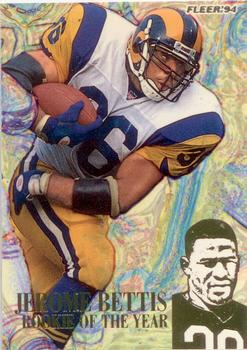 1994 Fleer - Jerome Bettis: Rookie of the Year #6 Jerome Bettis Front