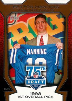 2010 Topps - Draft 75th Anniversary #75DA-15 Peyton Manning Front