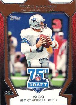 2010 Topps - Draft 75th Anniversary #75DA-40 Troy Aikman Front