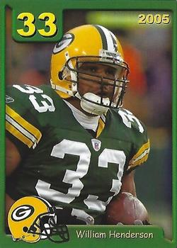 2005 Green Bay Packers Police - CARSTAR, St. Francis Police Dept #07 William Henderson Front