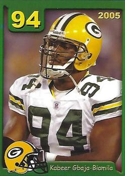 2005 Green Bay Packers Police - CARSTAR, St. Francis Police Dept #19 Kabeer Gbaja-Biamila Front