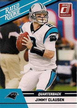 2010 Donruss Rated Rookies #51 Jimmy Clausen Front