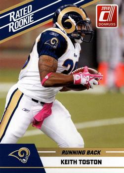 2010 Donruss Rated Rookies #62 Keith Toston Front