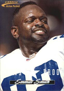 1996 Action Packed - Artist's Proofs #1 Emmitt Smith Front
