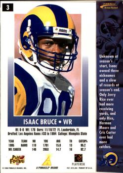 1996 Action Packed - Artist's Proofs #3 Isaac Bruce Back