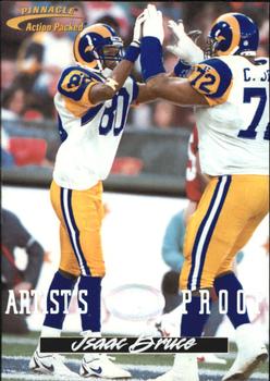 1996 Action Packed - Artist's Proofs #3 Isaac Bruce Front
