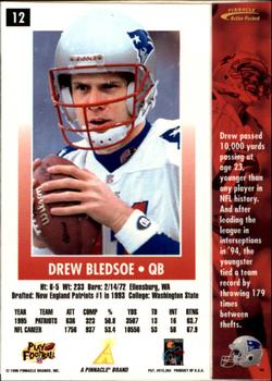 1996 Action Packed - Artist's Proofs #12 Drew Bledsoe Back