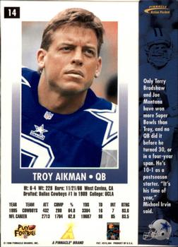 1996 Action Packed - Artist's Proofs #14 Troy Aikman Back