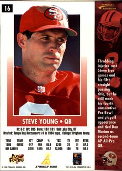 1996 Action Packed - Artist's Proofs #16 Steve Young Back
