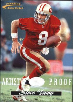 1996 Action Packed - Artist's Proofs #16 Steve Young Front