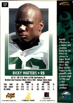 1996 Action Packed - Artist's Proofs #17 Ricky Watters Back