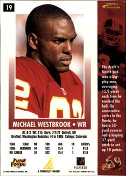 1996 Action Packed - Artist's Proofs #19 Michael Westbrook Back