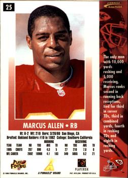 1996 Action Packed - Artist's Proofs #25 Marcus Allen Back