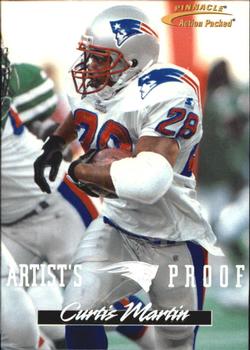 1996 Action Packed - Artist's Proofs #27 Curtis Martin Front