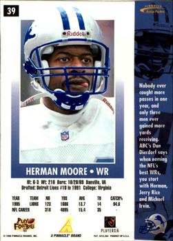 1996 Action Packed - Artist's Proofs #39 Herman Moore Back