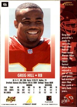 1996 Action Packed - Artist's Proofs #46 Greg Hill Back