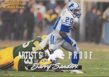 1996 Action Packed - Artist's Proofs #51 Barry Sanders Front
