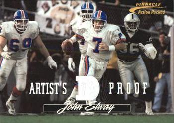 1996 Action Packed - Artist's Proofs #61 John Elway Front