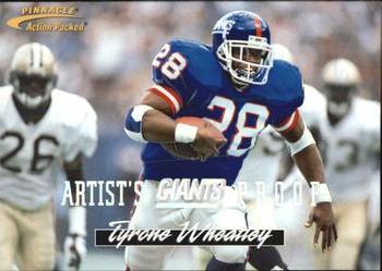 1996 Action Packed - Artist's Proofs #62 Tyrone Wheatley Front