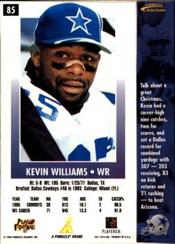 1996 Action Packed - Artist's Proofs #85 Kevin Williams Back
