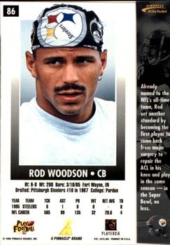 1996 Action Packed - Artist's Proofs #86 Rod Woodson Back