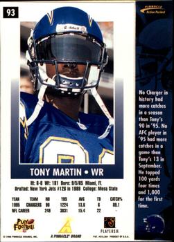 1996 Action Packed - Artist's Proofs #93 Tony Martin Back