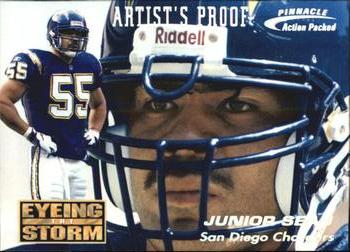 1996 Action Packed - Artist's Proofs #116 Junior Seau Front