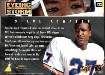 1996 Action Packed - Artist's Proofs #123 Steve Atwater Back