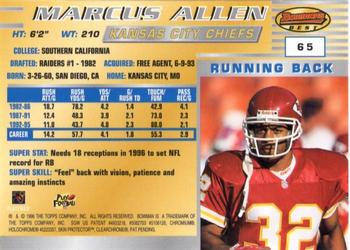 1996 Bowman's Best - Super Bowl XXXI #65 Marcus Allen Back