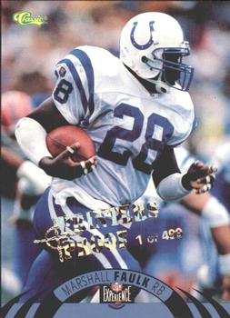 1996 Classic NFL Experience - Printer's Proofs #6 Marshall Faulk Front