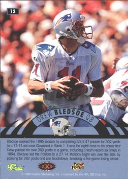 1996 Classic NFL Experience - Printer's Proofs #12 Drew Bledsoe Back
