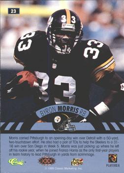 1996 Classic NFL Experience - Printer's Proofs #23 Byron Morris Back