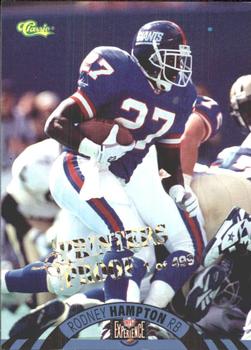 1996 Classic NFL Experience - Printer's Proofs #26 Rodney Hampton Front