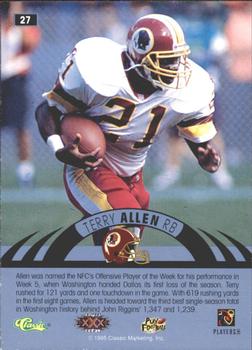 1996 Classic NFL Experience - Printer's Proofs #27 Terry Allen Back