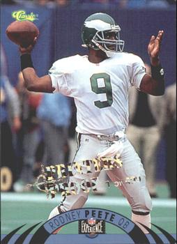 1996 Classic NFL Experience - Printer's Proofs #42 Rodney Peete Front