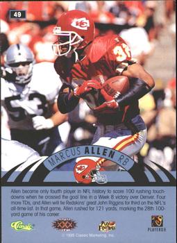 1996 Classic NFL Experience - Printer's Proofs #49 Marcus Allen Back