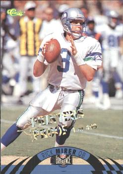 1996 Classic NFL Experience - Printer's Proofs #50 Rick Mirer Front