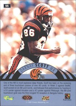 1996 Classic NFL Experience - Printer's Proofs #55 Darnay Scott Back