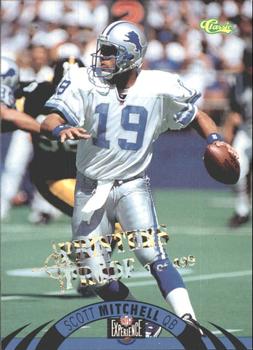 1996 Classic NFL Experience - Printer's Proofs #65 Scott Mitchell Front