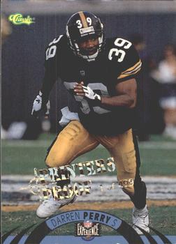 1996 Classic NFL Experience - Printer's Proofs #68 Darren Perry Front