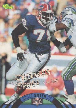 1996 Classic NFL Experience - Printer's Proofs #72 Bruce Smith Front