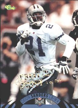 1996 Classic NFL Experience - Printer's Proofs #80 Deion Sanders Front