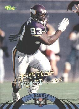 1996 Classic NFL Experience - Printer's Proofs #82 John Randle Front