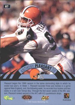 1996 Classic NFL Experience - Printer's Proofs #87 Anthony Pleasant Back