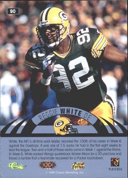 1996 Classic NFL Experience - Printer's Proofs #90 Reggie White Back