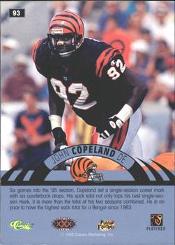 1996 Classic NFL Experience - Printer's Proofs #93 John Copeland Back