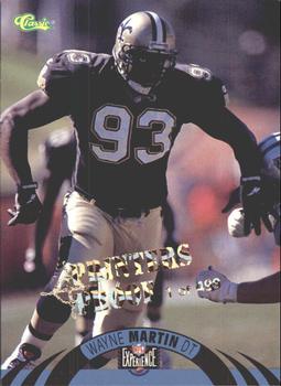 1996 Classic NFL Experience - Printer's Proofs #98 Wayne Martin Front