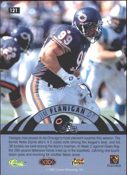 1996 Classic NFL Experience - Printer's Proofs #121 Jim Flanigan Back