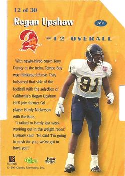 1996 Classic NFL Rookies - #1 Draft Picks #12 Regan Upshaw Back