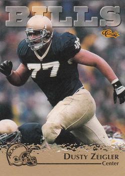 1996 Classic NFL Rookies - Gold #26 Dusty Zeigler Front